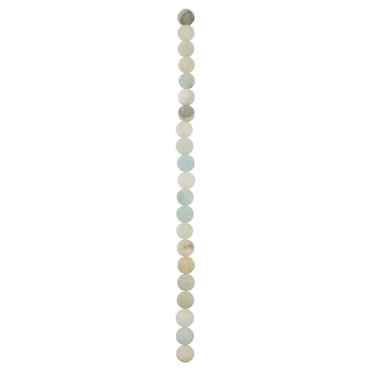 Matte Amazonite Round Beads by Bead Landing™